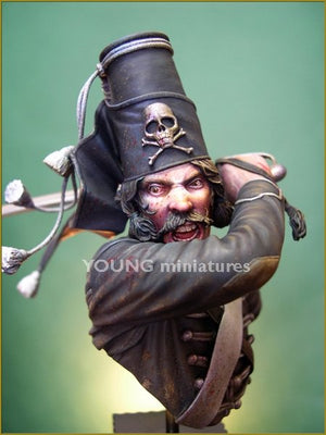 Young Miniatures YH1836 The DeathFrederick the Great&amp;#39;s 5th Hussars 1/10