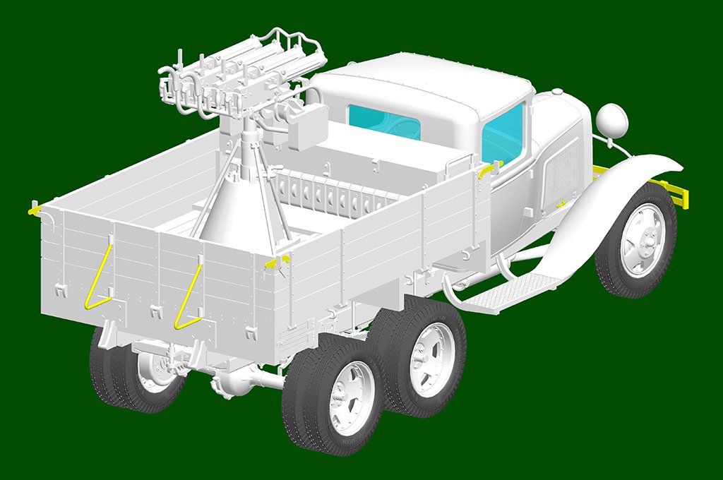 Hobby Boss 84571 GAZ-AAA avec canon antiaérien quadruple Maxim 1/35  – image 15