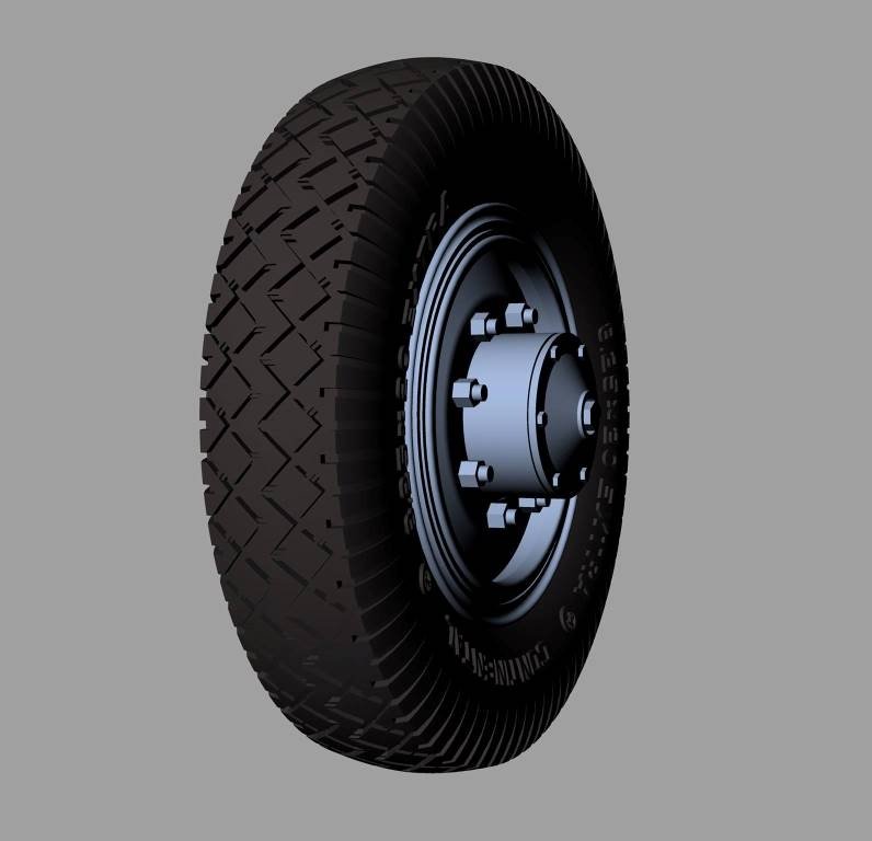 Panzer Art RE35-453 M-35 ADGZ-Daimler road wheels (Continental) 1/35 – imagen 2