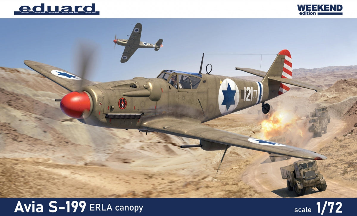 Eduard 7472 Avia S-199 ERLA verrière Édition Week-end 1/72