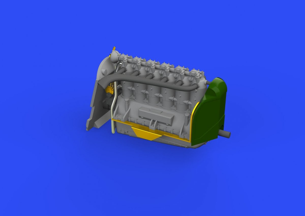Eduard 672224 Fokker D. VIIF engine/ BMW IIIa 1/72 EDUARD – immagine 2