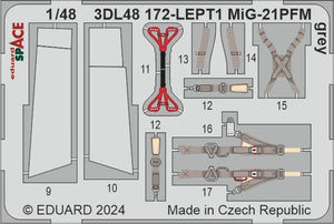 Eduard 3DL48172 MiG-21PFM grey SPACE EDUARD 1/48 – imagen 3