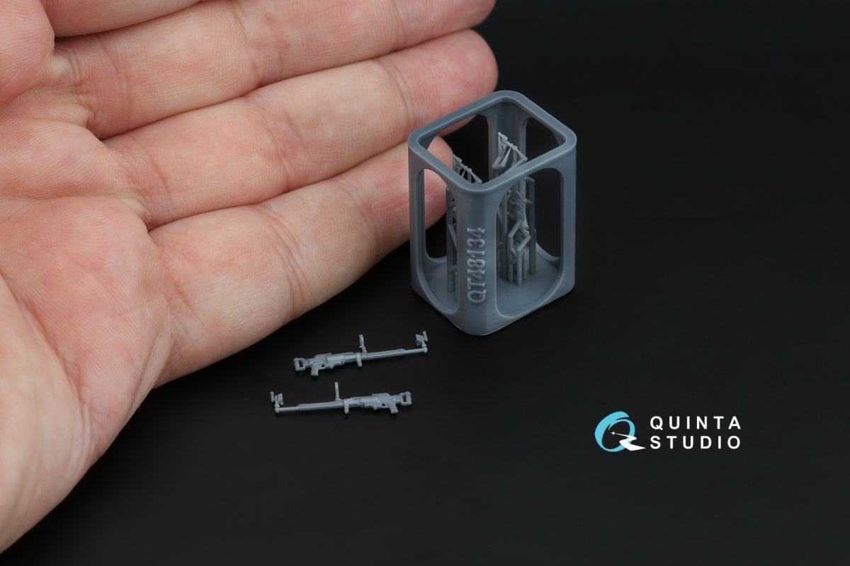 Quinta Studio QT48134 ShKAS Machine Gun (Soviet, WWII), 2 pcs (for all kits) 1/48
