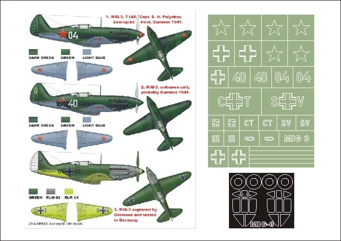 Montex K48152 MiG 3 (early) 1/48