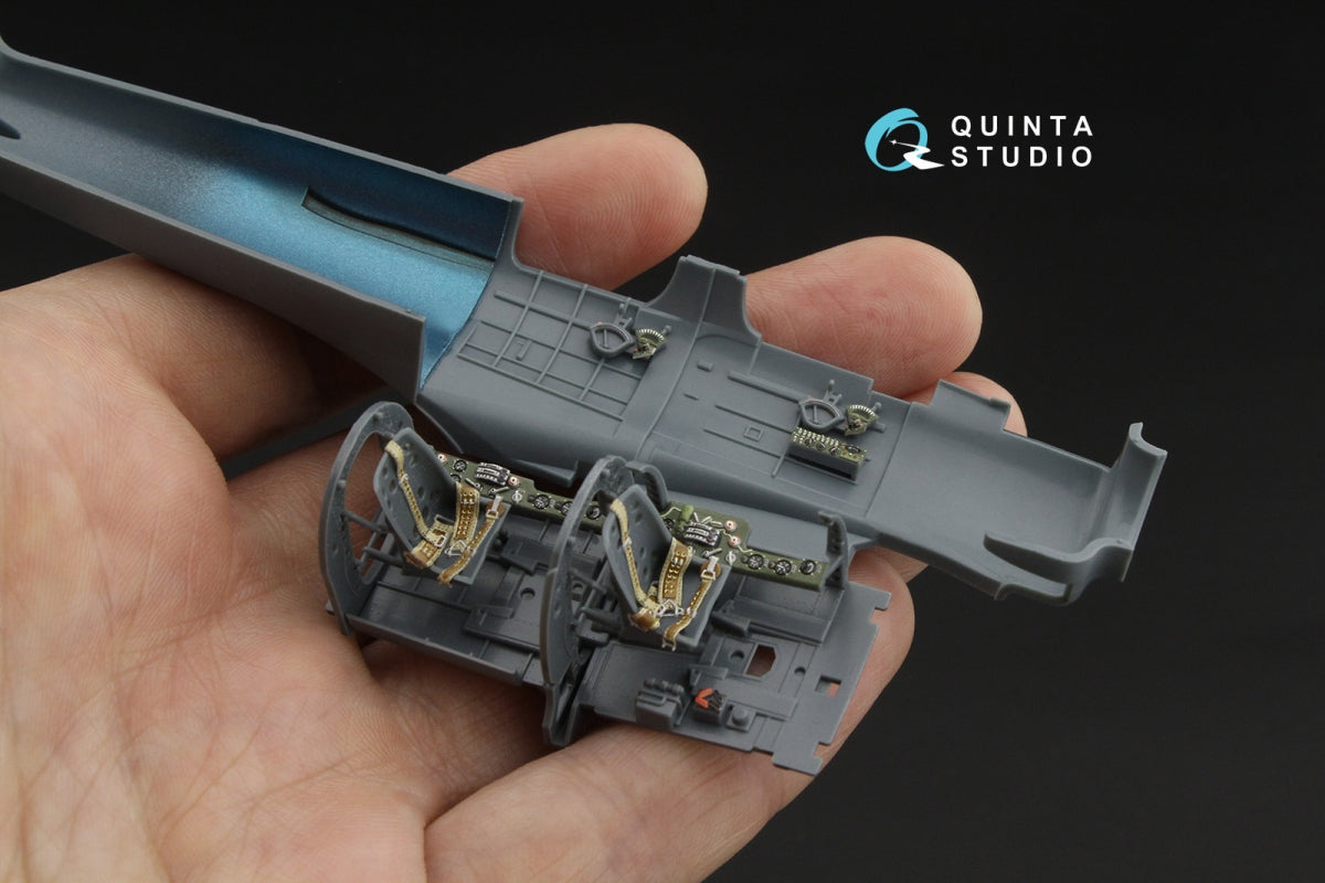 Quinta Studio QD48611 A6M2-K Zero 3D-Printed &amp;amp; colored Interior on decal paper (Eduard) 1/48 – image 6