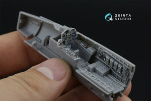 Quinta Studio QD72186 F-15C Early/J Early 3D-Printed &amp;amp; coloured Interior on decal paper (Fine Molds) 1/72 – immagine 10