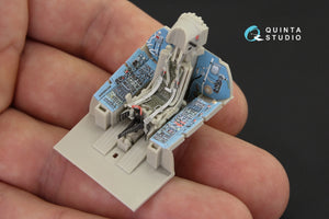 Quinta Studio QD48170 Su-27 3D-Printed coloured Interior on decal paper (for KittyHawk kit) 1/48 – imagen 8