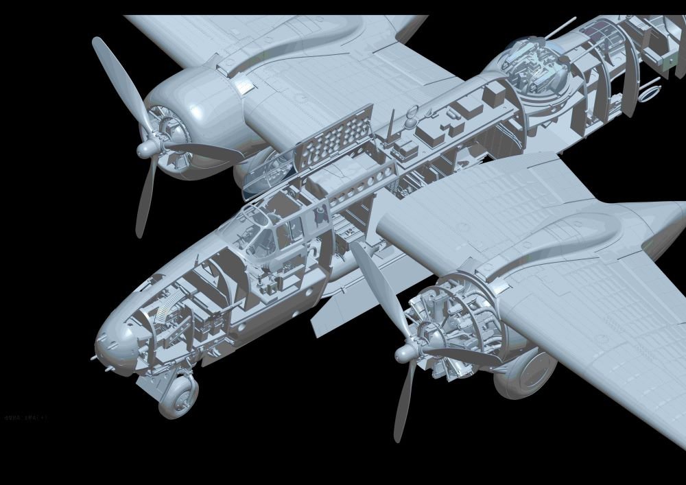 HK Models 01E039 A-20G Havoc over Europe 1/32 – zdjęcie 6
