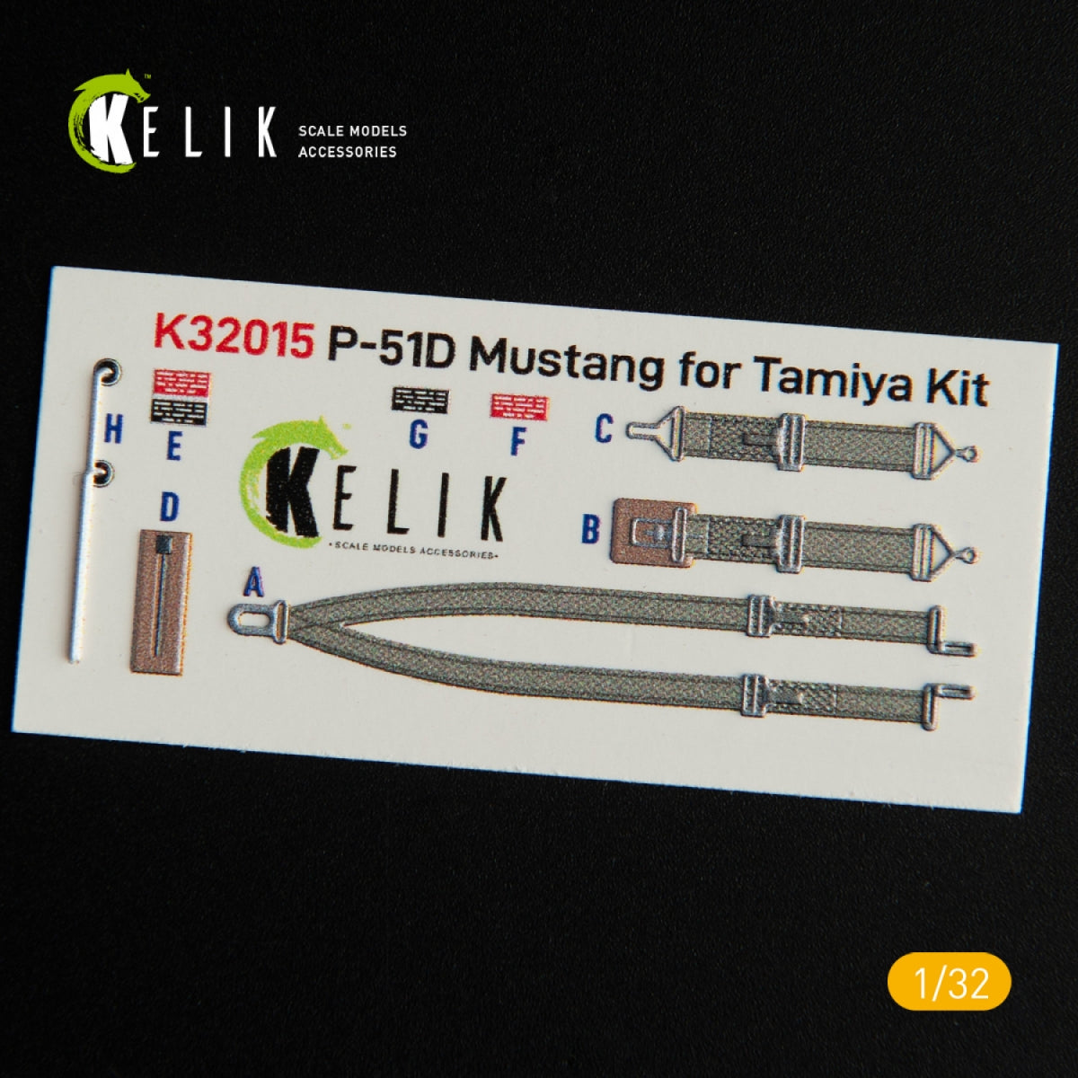 KELIK K32015 P-51D MUSTANG - INTERIOR 3D DECAL FOR TAMIYA KIT 1/32 – imagen 3