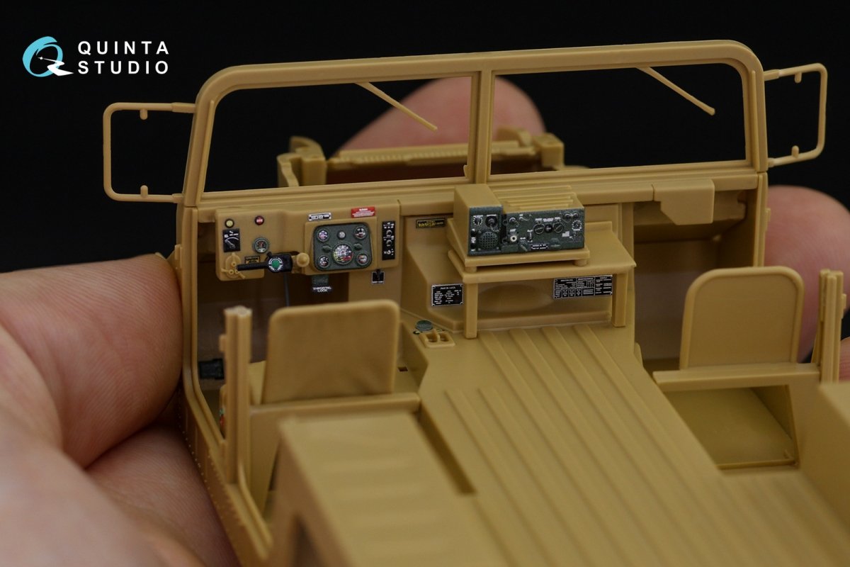 Quinta Studio QD35039 HUMVEE Family 3D-Printed &amp;amp; coloured Interior on decal paper (Tamiya) 1/35 – imagen 6