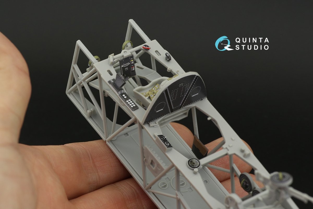 Quinta Studio QD32117 Fairey Swordfish Mk.II 3D-Printed &amp;amp; coloured Interior on decal paper (Trumpeter) 1/32 – Bild 10