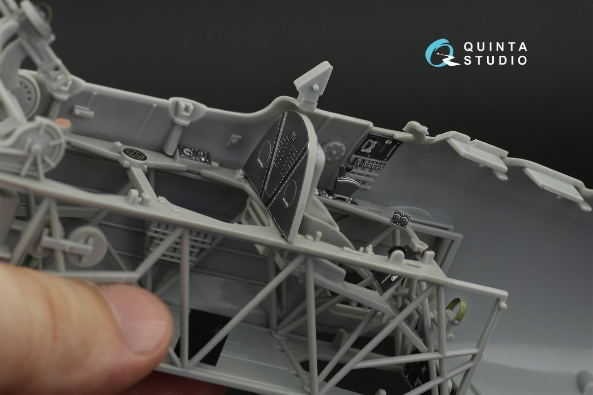 Quinta Studio QD32115 Fairey Swordfish Mk.I 3D-Printed &amp;amp; coloured Interior on decal paper (Trumpeter) 1/32 – imagen 9