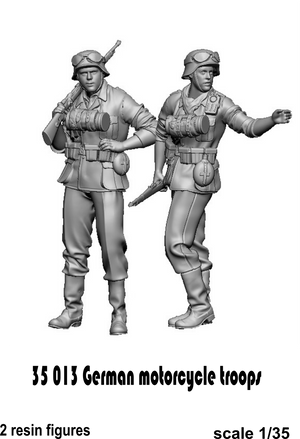 Glowel Miniatures 35013 Troupes de motards allemands 1/35