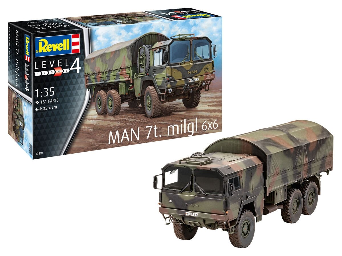 Revell 03291 MAN 7t. milgl 6x6 1/35 – Bild 2