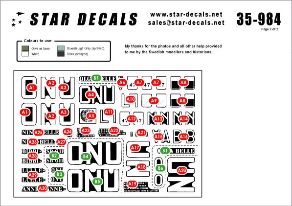 Star Decals 35-984 Congo Crisis 1 1/35 – zdjęcie 2