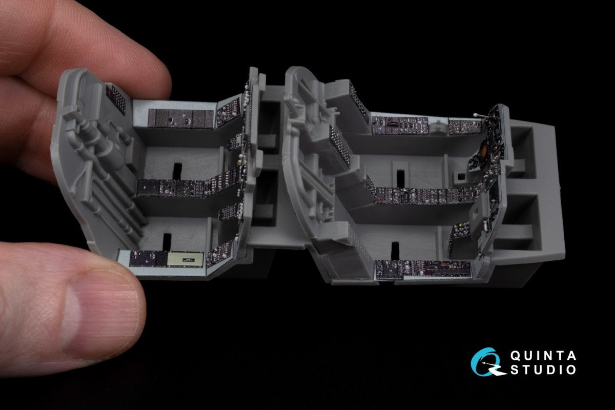 Quinta Studio QDS-48270 EA-6B Prowler (ICAP II) 3D-Printed &amp;amp; coloured Interior on decal paper (Kinetic) (Small version) 1/48 – imagen 11