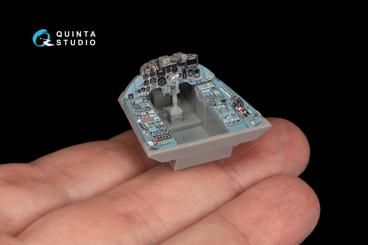 Quinta Studio QD48173 Su-33 3D-Printed &amp;amp; coloured Interior on decal paper (for Minibase kit) 1/48 – Bild 6