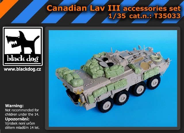 Ensemble d'accessoires Black Dog T35033 Lav III canadien 1/35