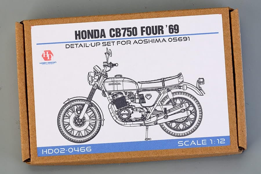 Hobby Design HD02-0466 Honda CB750 1969 for Aoshima Detail Up Kit 1/12 – Bild 2