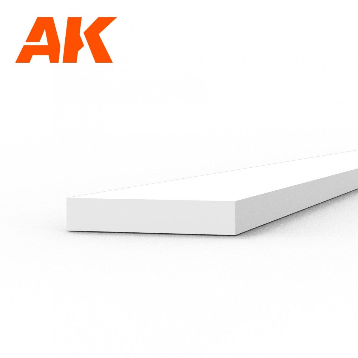 AK Interactive AK6517 STRIPS 0.75 X 4.00 X 350MM – STYRENE STRIP – (10 UNITS) – immagine 2