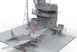 Border Model BR-006 IJN Carrier Crew Pilots &amp;amp; Officers x 8 resin figures 1/35 – Bild 3