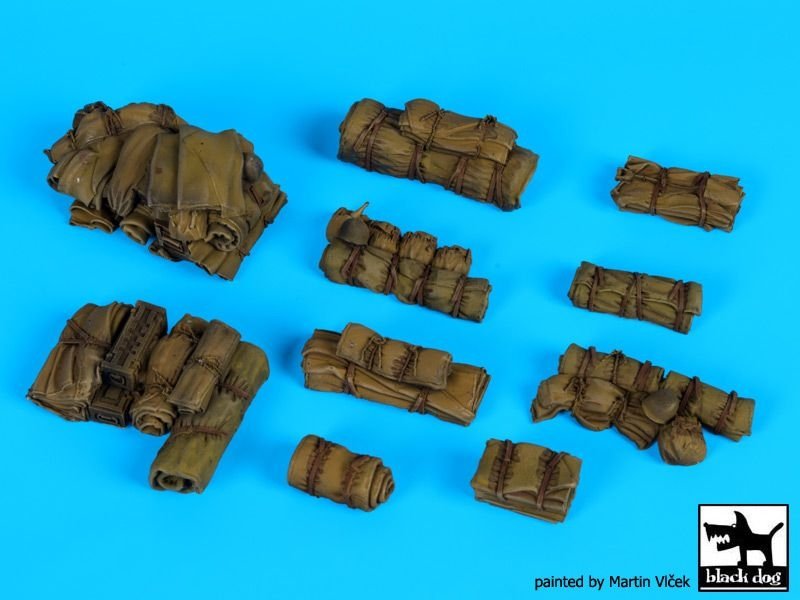 Black Dog T35142 Tentage+bedrols N 1/35 – imagen 5
