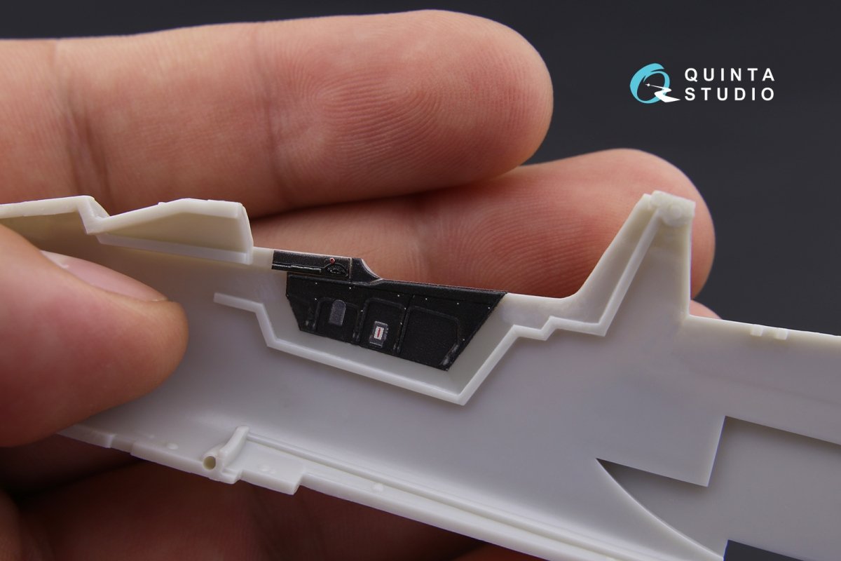 Quinta Studio QD48114 Mirage 2000-5 3D-Printed &amp;amp; coloured Interior on decal paper (for Kinetic kit) 1/48 – imagen 3