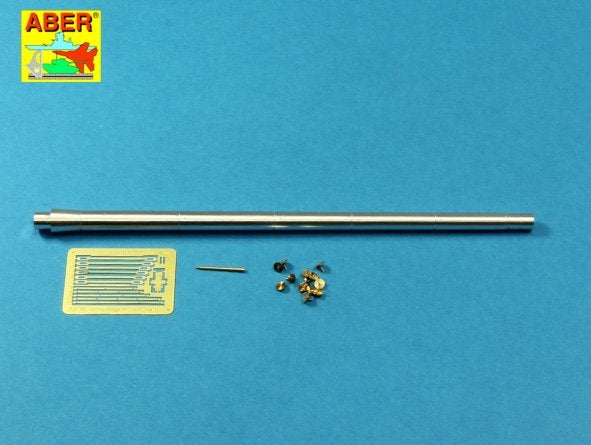 Armement Aber 35L-187 pour char de combat principal russe T-14 ARMATA : canon de 125 mm 2A82-1M et canon de 12,7 mm à l'échelle 1/35.