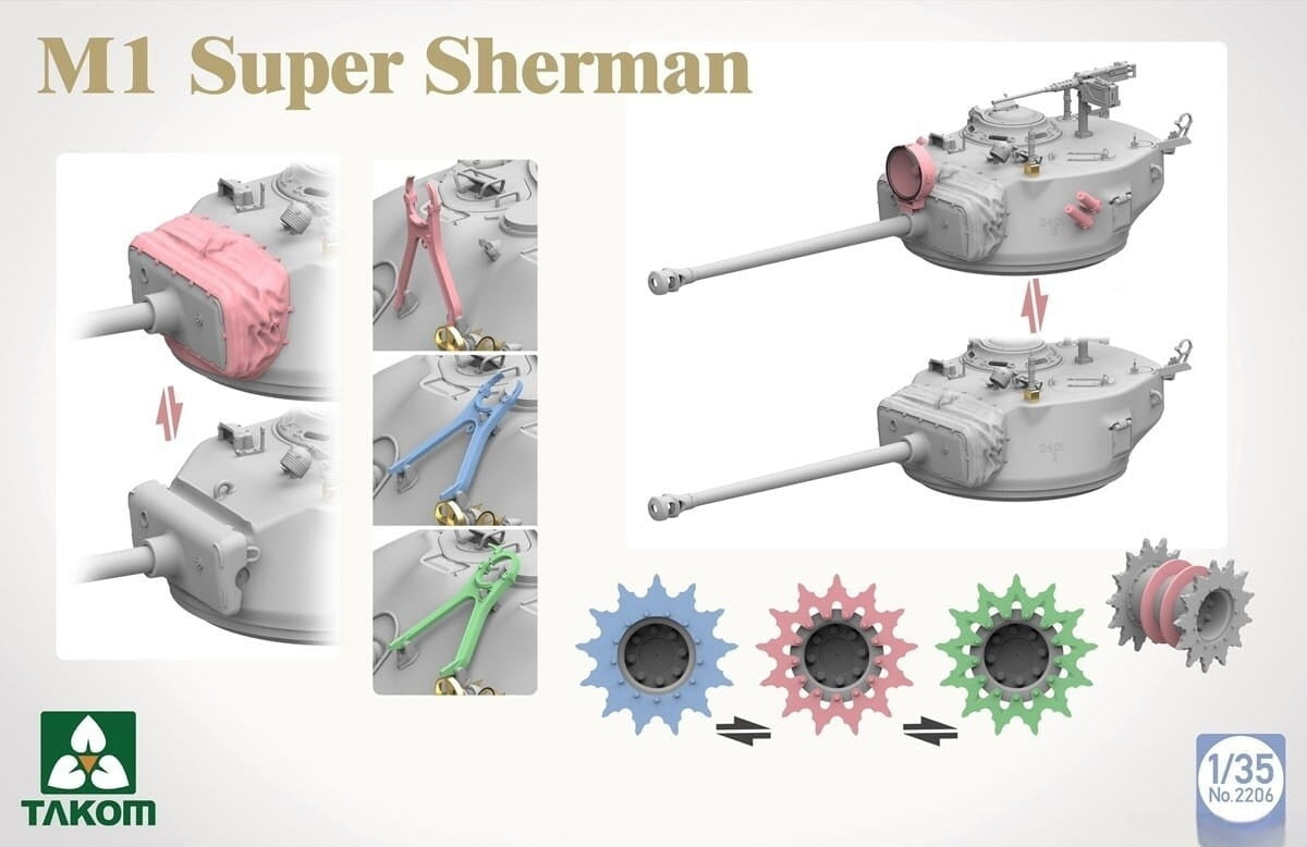 Takom 2206 M1 Super Sherman 1/35 – imagen 4