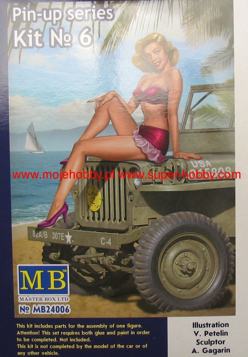 Master Box 24006 Pin-up series Kit No. 6 Samantha 1/24 – imagen 5