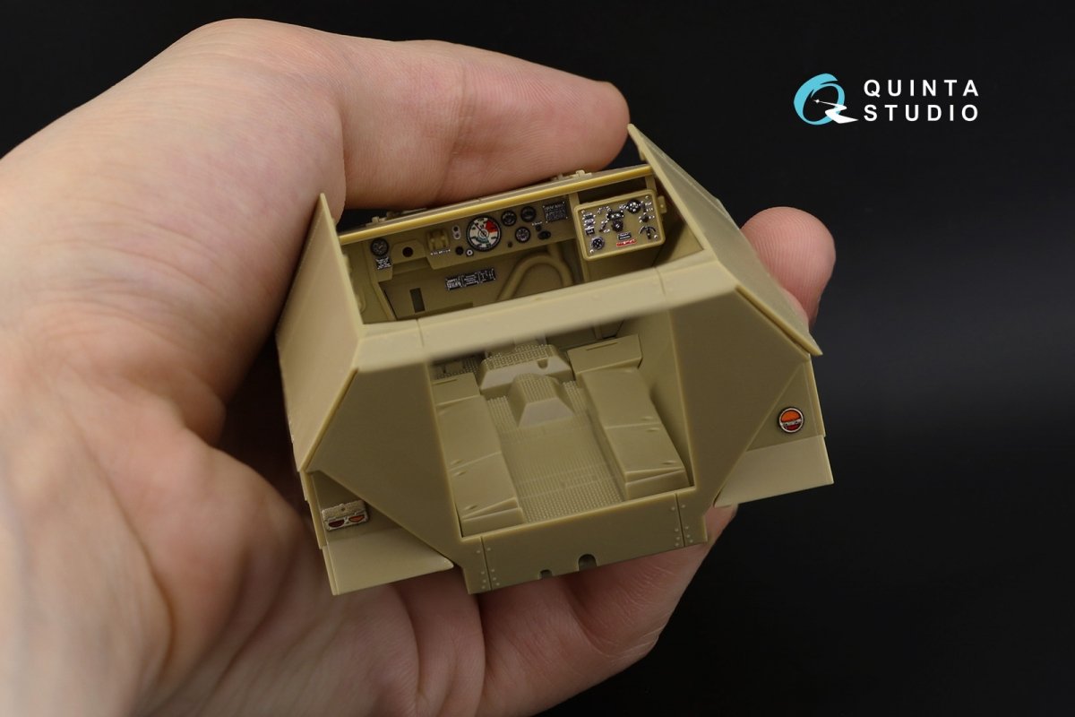 Quinta Studio QD35050 SD.KFZ.251 Family 3D-Printed &amp;amp; coloured Interior on decal paper ( Tamiya ) 1/35 – immagine 3