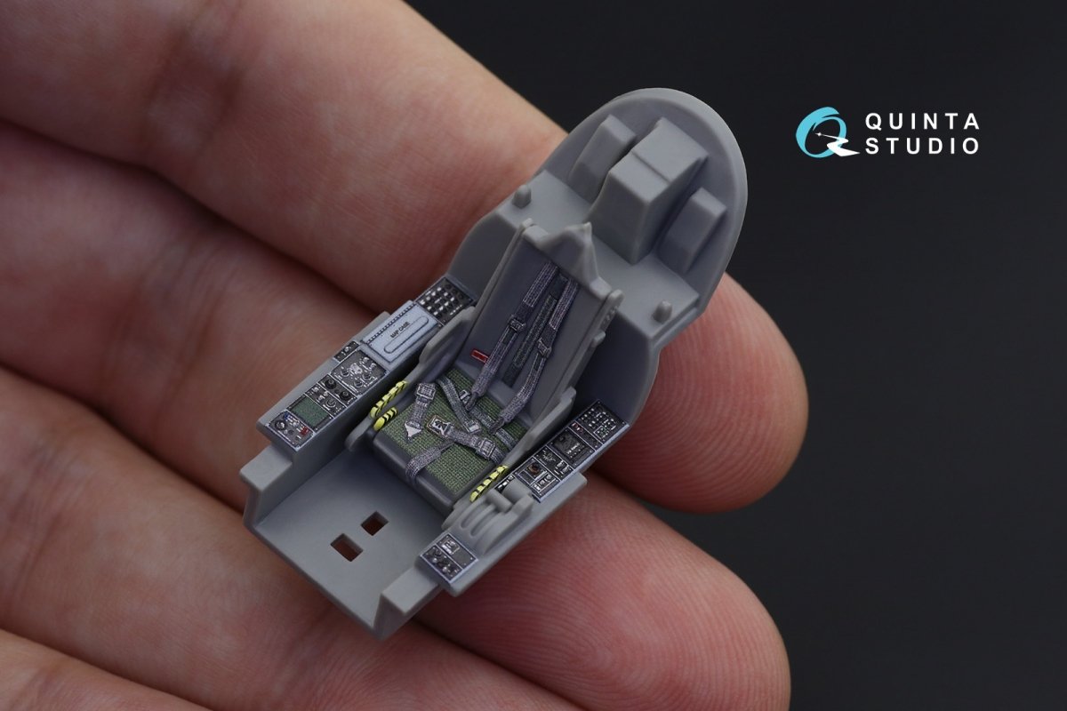 Quinta Studio QD48220 F-5A 3D-Printed &amp;amp; coloured Interior on decal paper (Kinetic) 1/48 – imagen 9