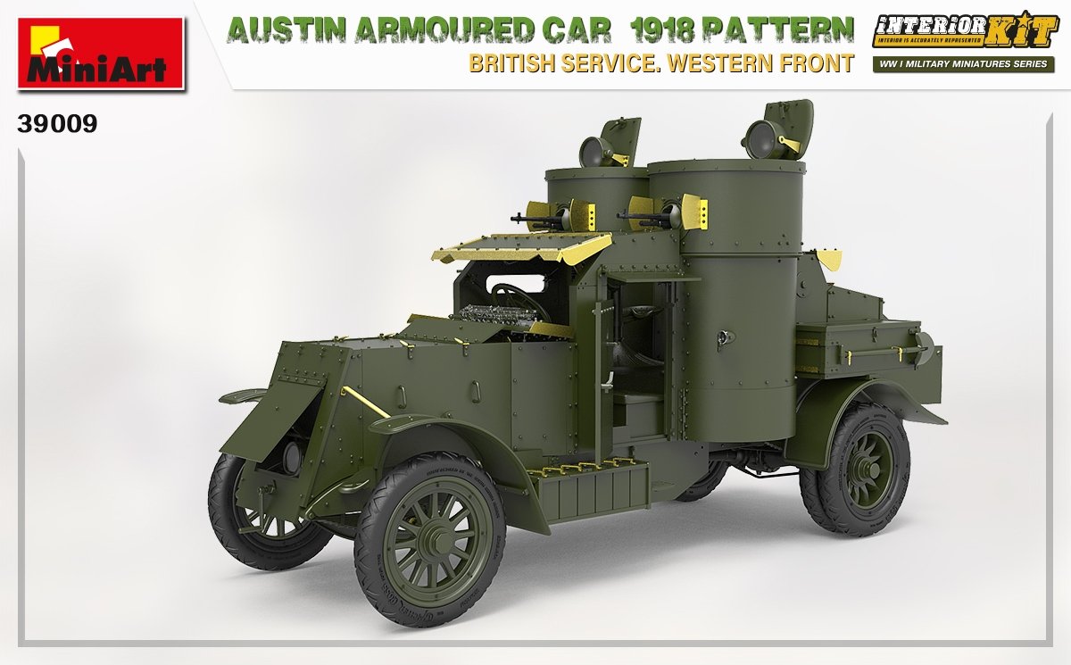 Miniart 39009 AUSTIN ARMOURED CAR 1918 PATTERN. BRITISH SERVICE. WESTERN FRONT. INTERIOR KIT 1/35 – Bild 5