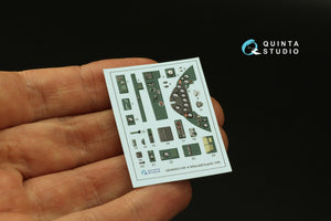 Quinta Studio QD48403 F4F-4 Wildcat 3D-Printed &amp;amp; coloured Interior on decal paper (Eduard) 1/48 – zdjęcie 4