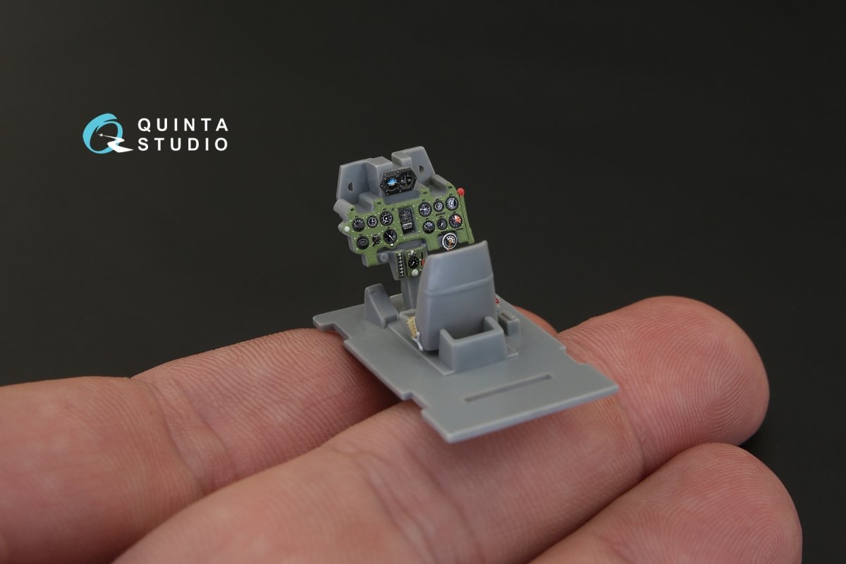 Quinta Studio QD48102 A6M2 3D-Printed &amp;amp; coloured Interior on decal paper (for Hasegawa kit) 1/48 – Bild 9