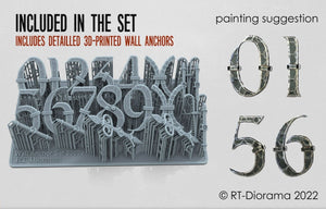 RT-Diorama 35659 Wall Anchor Set [Type 1] 1/35 – imagen 2