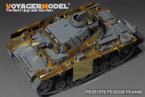 Voyager Model PE351079A WWII German Pz.KPfw.III Ausf.N basic（A ver without included Ammo）(For TAKOM 8005) 1/35 – imagen 2