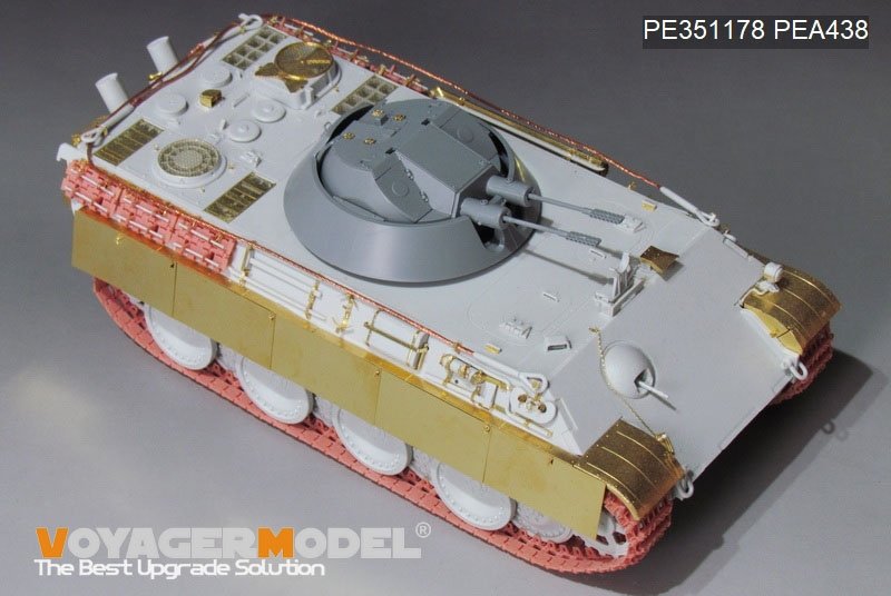 Voyager Model PE351178 WWII German Panther G 30mm Flakpanzer Kugelblitz (For TAKOM 2150) 1/35 – imagen 2