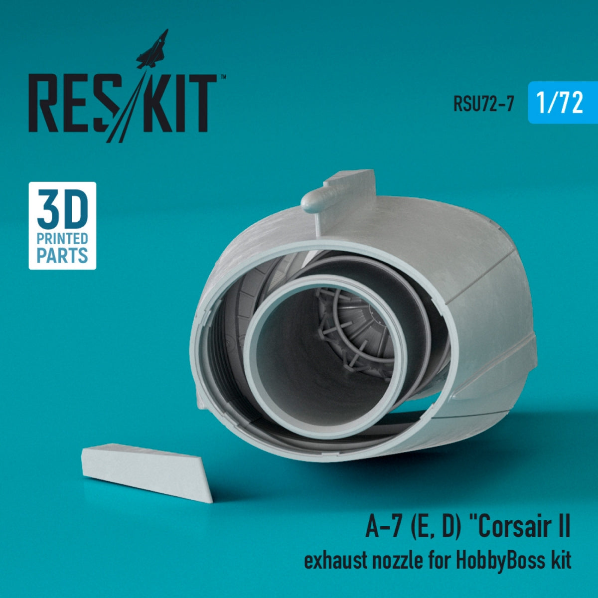 RESKIT RSU72-0007 A-7 (E,D) "CORSAIR II EXHAUST NOZZLE FOR HOBBYBOSS KIT (3D PRINTED) 1/72