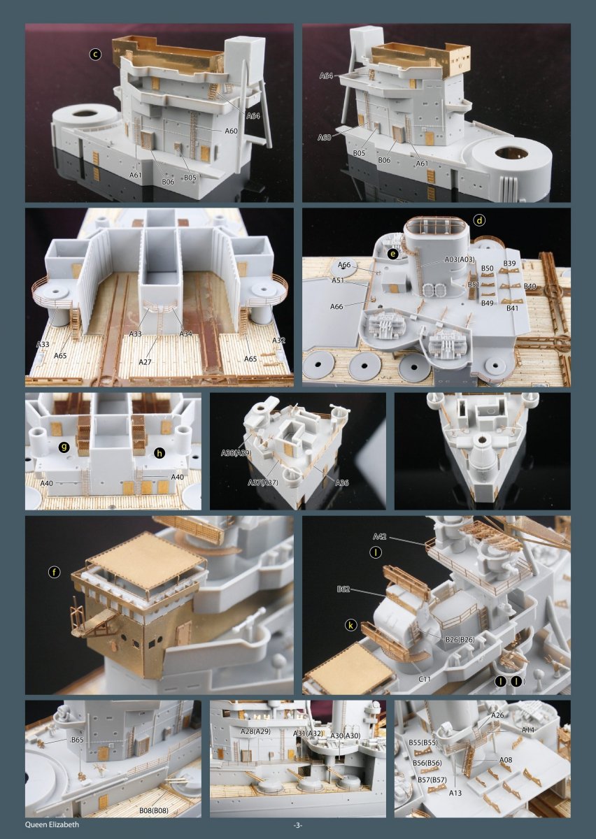 MK1 Design MD-35026 Queen Elizabeth DX Pack 1/350 – imagen 8