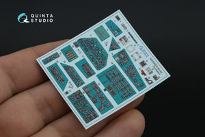 Quinta Studio QDS-48570 Mi-24A 3D-Printed &amp;amp; coloured Interior on decal paper (Trumpeter) (small version) 1/48 – imagen 3