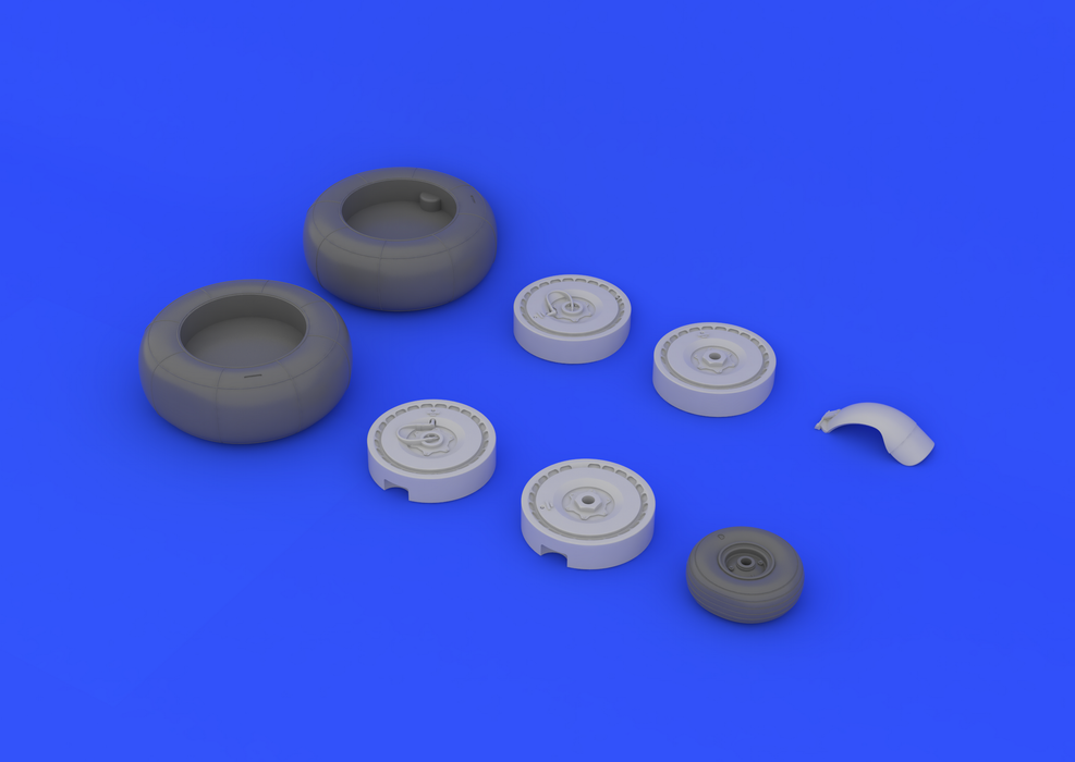 Eduard 632024 Ju 88 wheels late 1/32 (Revell) – immagine 7