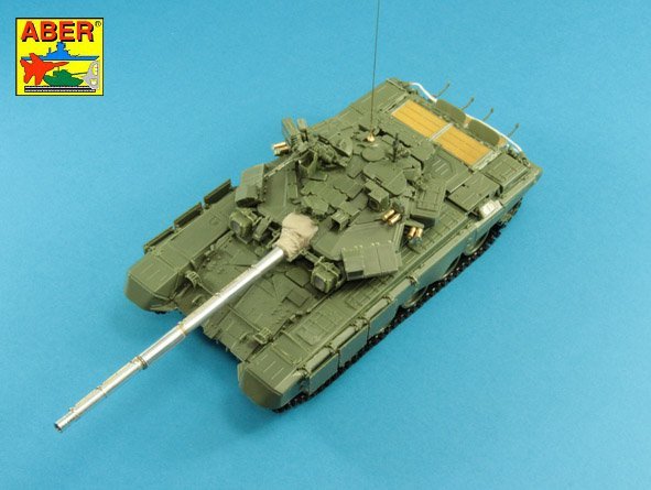 Aber 35L-145 125mm 2A46M-5 Barrel for Russian Tank T-90 T-90A 1/35 – imagen 11
