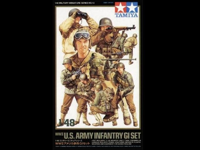 Tamiya 32513 Ensemble d&amp;#39;infanterie américaine GI (1/48)