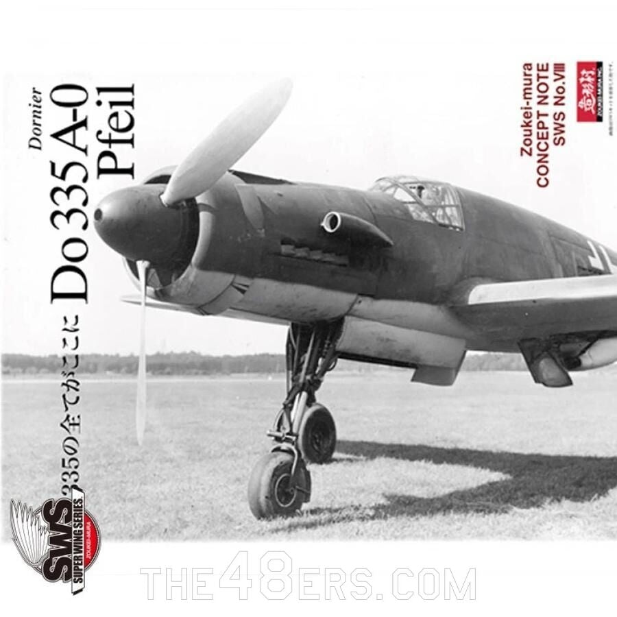 Note conceptuelle Zoukei-Mura SWS3210-B01 SWS n° VIII Dornier Do 335 A-0 Pfeil (japonais/anglais, note couleur) 