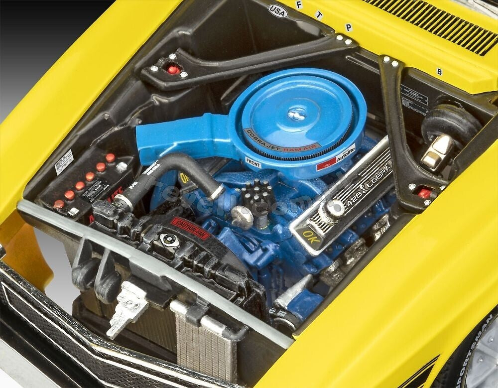 Revell 07729 Shelby Mustang GT500 &amp;#39;70 1/25 – imagen 8