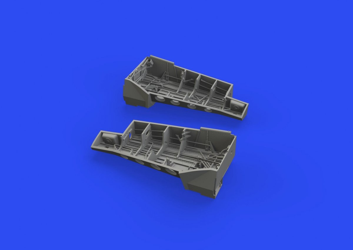 Eduard 648742 P-51D wheel bay PRINT EDUARD 1/48 – imagen 3