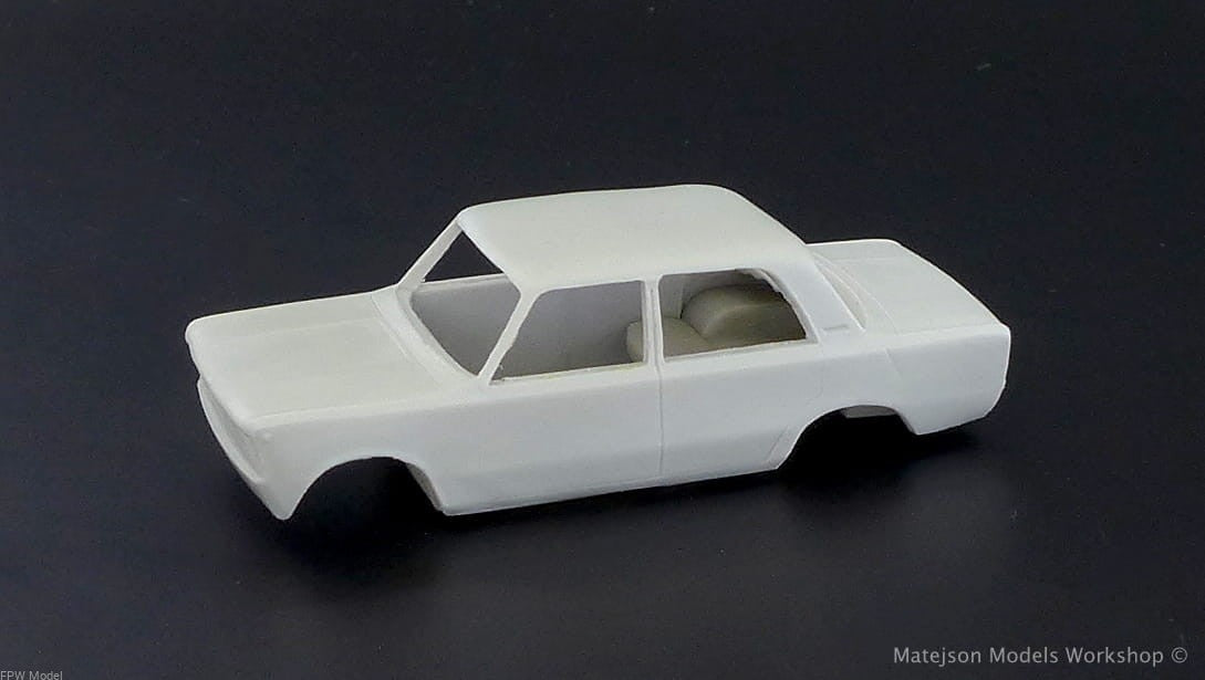 FPW Model 72601 Polski Fiat 125p, wersja wczesna, cywilna 1/72 – zdjęcie 3