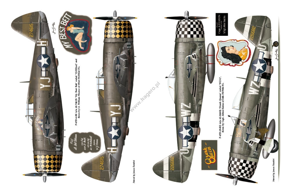 Kagero 12017 Thunderbolts of the U.S. 8th Army Air Force March 1944 – May 1945 EN – immagine 4