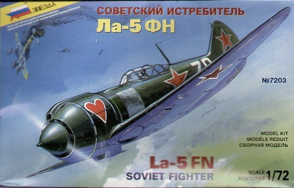 Zvezda 7203 Lavochkin La-5FN Soviet fighter 1/72